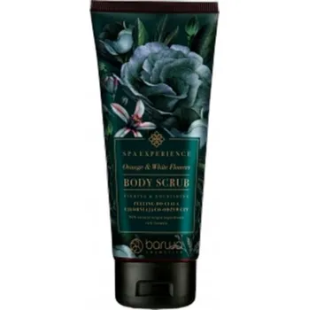 Tělový peeling BARWA Tělový peeling ORANGE&WHITE FLAWERS 180ML