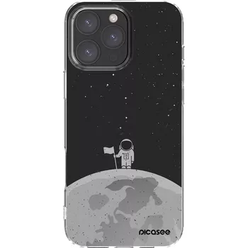 Pouzdro na mobilní telefon Picasee silikonový průhledný obal pro Apple iPhone 16 Pro Max - Astronaut