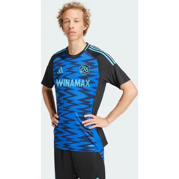 Cyklistické oblečení ADIDAS Třetí dres RC Strasbourg 24/25 XL MODRÁ|ČERNÁ