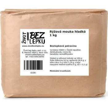 Mouka Život bez lepku Rýžová mouka hladká 1 kg