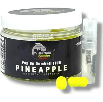 Boilies Plovoucí Dumbell Method Feeder Fans Pop Up Dumbell 8x15 mm 100 ml + Sprej Esence 2 ml Varianta: Pop Up Dumbell Česnek 8x15 mm 100 ml + Sprej Esence 2 ml