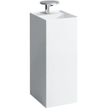 Umyvadlo Kartell LAUFEN - volně stojící umyvadlo, se speciálním skrytým vývodem (H811331) Barva: Bílá mat, Provedení: bez přepadu, s 1 otvorem pro baterii