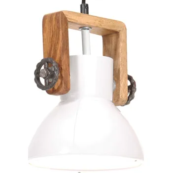 Stojací lampa zahrada-XL Industriální závěsné svítidlo 25 W bílé kulaté 19 cm E27 320540