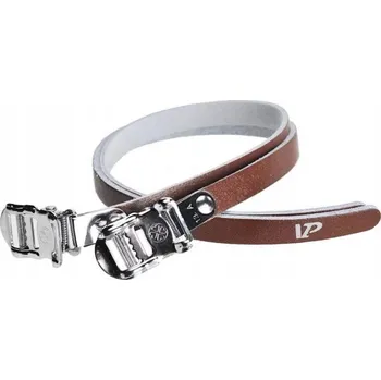 Pedál na kolo Kožené řemínky na pedály VP-715 Hnědé