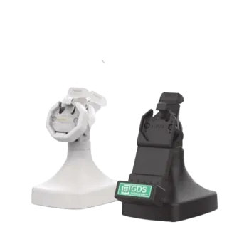 RAM Mounts GDS Uni-Conn Stand Docking Station - Rotatable & Tiltable - USB-C & Dual USB-A Connector - Rear Pogo Pads