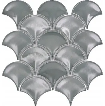 Obklad Keramická mozaika Englass 27,3 x 25,6 cm, odstíny zelené