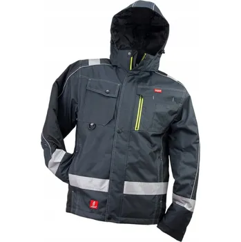 Zateplená Zimní Bunda Pracovní URGENT s kapucí a Kapsami L