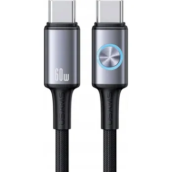 Datový kabel Kabel Usams USB typ C - USB typ C 1,2 m černý