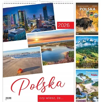 Obraz VÍCESTRÁNKOVÝ KALENDÁŘ 2026 VELKÝ NÁSTĚNNÝ KRAJINA PANORAMA TATRY HORY