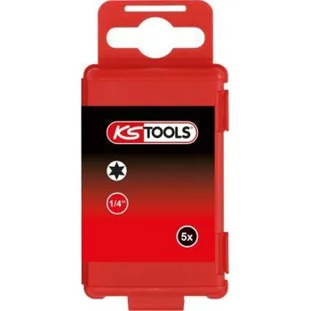 Bit KS Tools Bit 1/4" TORSIONpower, Torx, 75 mm, T20, balení 5 ks 918.3561