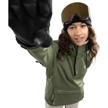 SIROKO Dámská snowboardová bunda W3-W Robson ZELENÁ