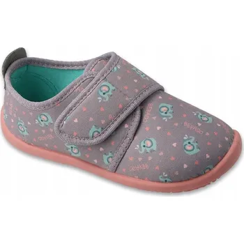 Dívčí bačkory Dívčí papuče Befado šedé, vel. 29