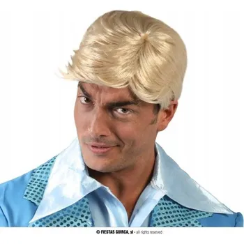 Karnevalová paruka Guirca paruka krátké vlasy světlá blond