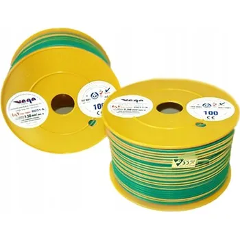elektrický kabel Vodič LGY/H05V-K 1,50 mm2 100 m Zeleno-Žlutý