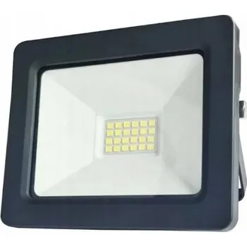 LED reflektor 20W studená bílá 6500K 1800lm ČERNÉ pouzdro CRUX IP65 GERMINA