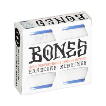 Skateboardová deska Bushings Bones SOFT blue/white (4 ks)