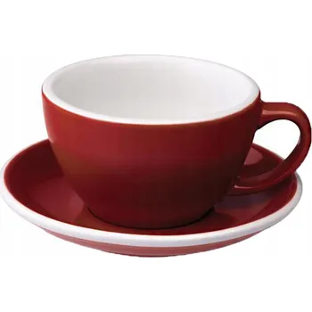 Šálek s podšálkem Loveramics Egg Red Café Latte, 300 ml