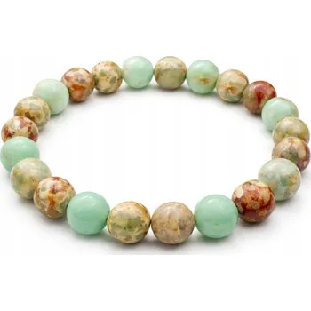 Náramek Dámský náramek jaspis císařský mořský nastavitelný