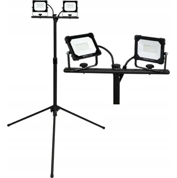 YATO LED Reflektor se Stojanem, Halogen 2x20W IP65