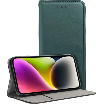 Náhradní díl pro mobilní telefon Kryt Smart Magneto book Pouzdro Samsung Galaxy A56 dark Green