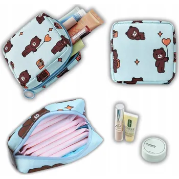 Kosmetická taška Dámské cestovní pouzdro – organizér na kosmetiku a hygienické vložky