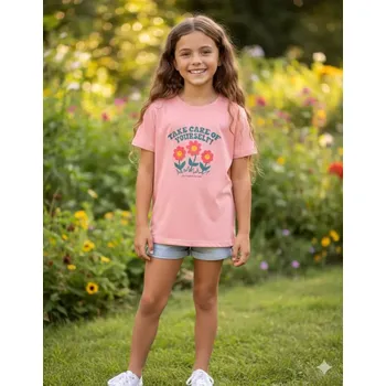 Dívčí tričko Dívčí tričko krátký rukáv Wolf S2516B lososové