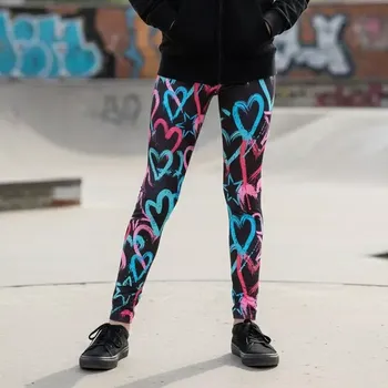 Dívčí funkční legíny Kugo SL3658 černé