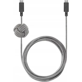 Datový kabel Kabel Native Union USB-C - USB-C 3 m bílý