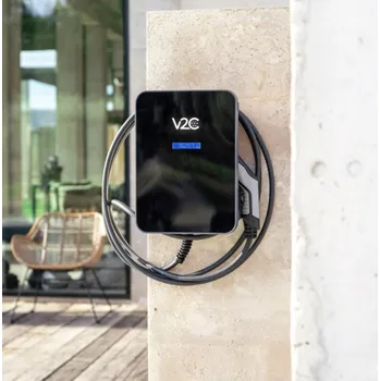 Nabíjecí stanice pro elektromobil Trydan V2C Nejlepší nabíječka EV na trhu 6-22 kW, rovný kabel 5 m