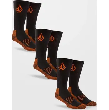 Pánské ponožky volcom Pánské ponožky workwear sock 3pk black