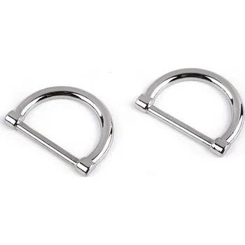 Polokroužek na textil a doplňky šíře 20 mm plochý, barva 3 růžové zlato