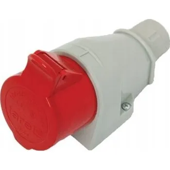 Elektrická zásuvka Červená nástěnná Elektrická Zásuvka Tarel