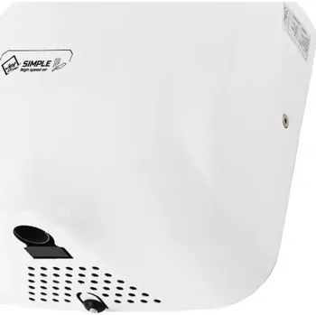 Vysoušeč rukou Bílý kovový bezdotykový horkovzdušný vysoušeč rukou Jet Dryer SIMPLE