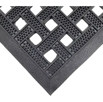 Rohožka Gumová vstupní rohož FLOMA Basket Weave - 60 x 90 x 1,2 cm
