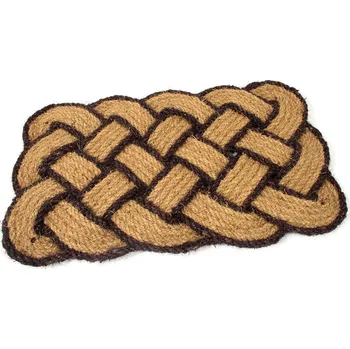 Kokosová vstupní rohož Jumbo Rectangle Brown - 75 x 45 x 3,5 cm