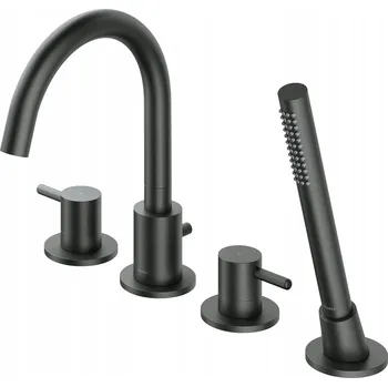 Vodovodní baterie Omnires Y vanová baterie 4-otvorová grafit Y1232GR