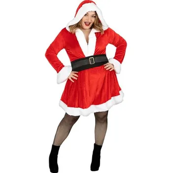 Funiglobal - Plus size deluxe kostým Paní Klausová pro ženy - XXL