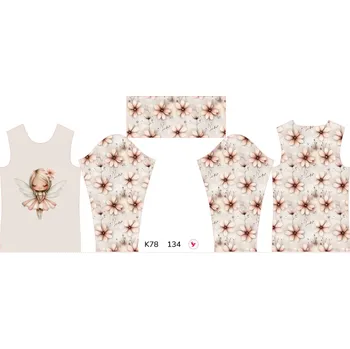 Panel na dětský termo rolák 134 květinová víla