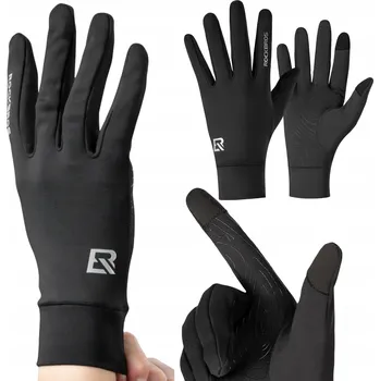 Cyklistické rukavice Cyklistické rukavice protiskluzové dotykové sportovní velikost S ROCKBROS