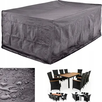 Zahradní stůl Obal na zahradní stůl 170 x 100 x 70 cm šedý