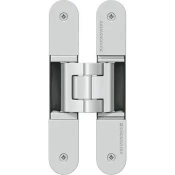 pant Tectus 340 3D F1 stříbrný - skrytý pant pro bezfalcové dveře