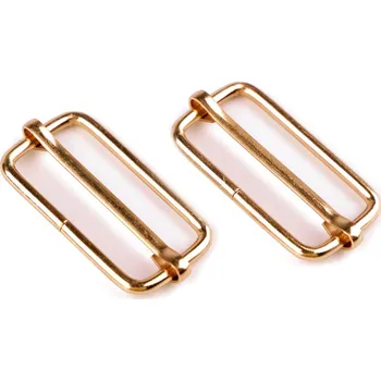 Posunovač na popruhy šíře 33 mm, střední, 5 růžové zlato