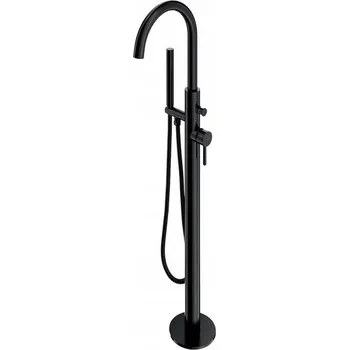 Vodovodní baterie Volně stojící vanová baterie páková Omnires černá Y1233BL