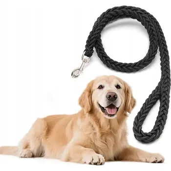 Vodítko pro psa Nylonové pletené vodítko pro psy (M) Nylonové pletené vodítko pro psy (čern