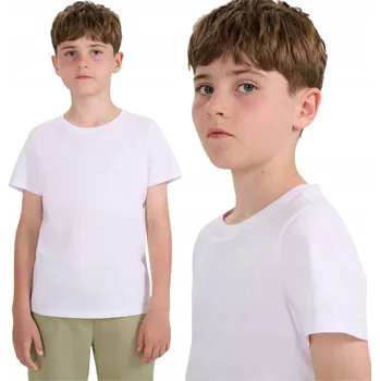 Dětské tričko 4F bílé polyester velikost 122