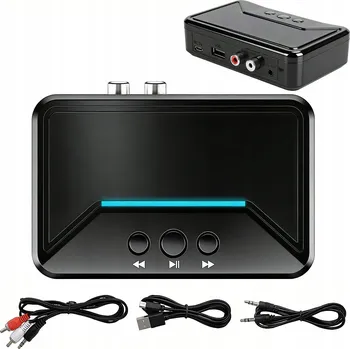 Bluetooth adaptér ADAPTÉR PŘIJÍMAČ ZVUKU BLUETOOTH 5.3 AUDIO AUX JACK 3,5 mm