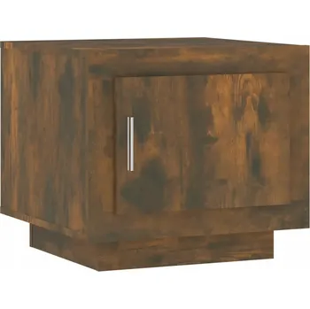 Konferenční stolek Konferenční stolek kouřový dub 51 x 50 x 45 cm, s úložnou skříňkou