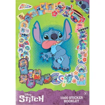 samolepka KNIHA SAMOLEPEK STITCH DISNEY 20 listů SAMOLEPKY 1000 kusů