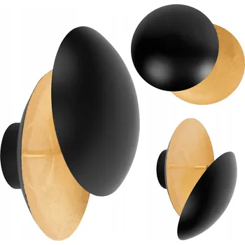 Nástěnné svítidlo Nástěnná LED lampa zlatá černá nastavitelná do obýváku TOOLIGHT