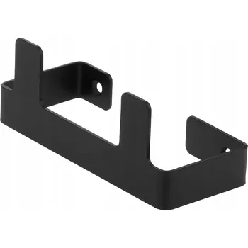 Věšák Háček na hmoždinky Deante černý